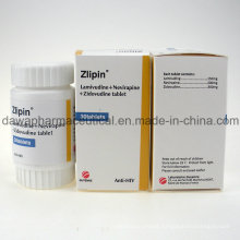 Factory Price Anti-HIV Lamivudina 3tc+Viramune+Zidovudinum Tablet